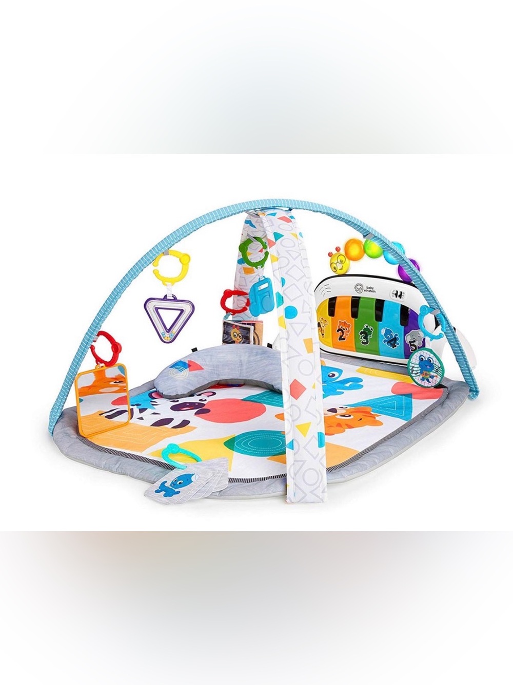 Baby Play Gym with Colorful Activity Mat and Piano (Piano Legs not included)